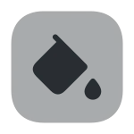 Bucket Square SVG Icon